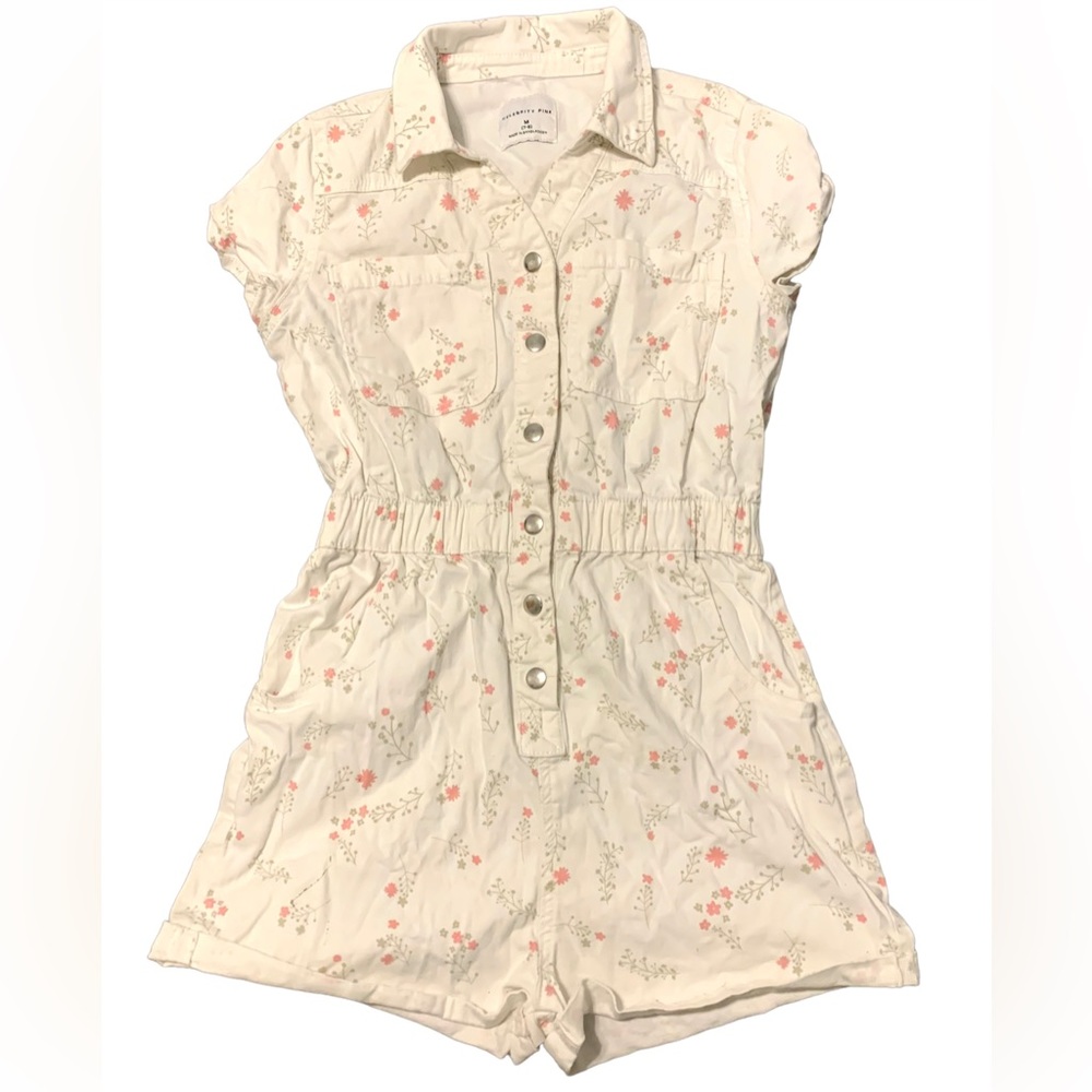 Cream romper size M.